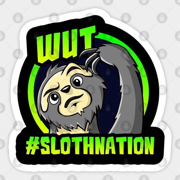 Slothnation Sticker by Dragonheart Studio